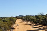 View of Bungalbin Hill from track travelling from the south through sandplain. - Helena and Aurora Range (Bungalbin)